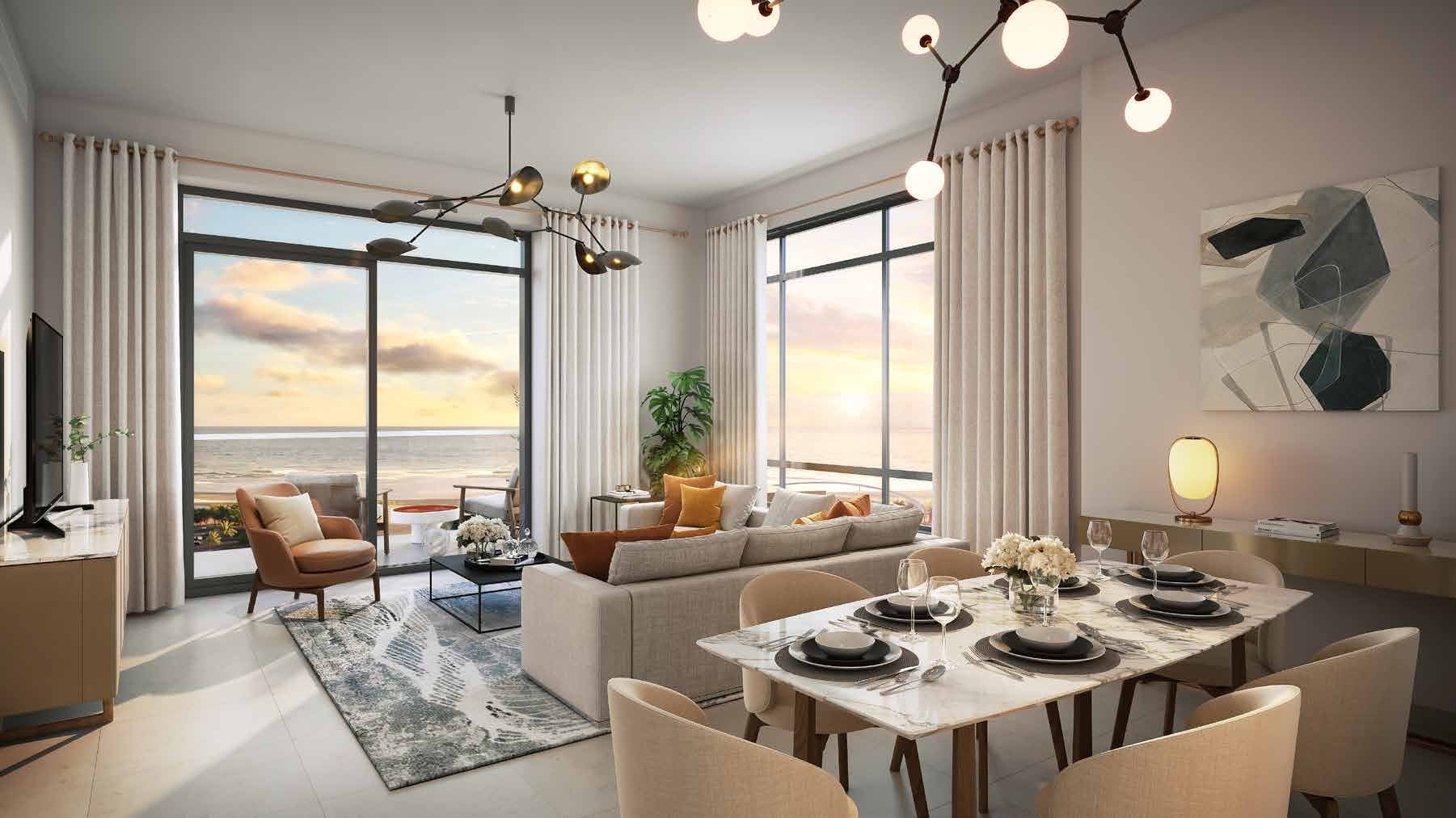 Crystal Residences Tower 2 by Eagle Hills, image 3 of 4. Render supplied by developer.