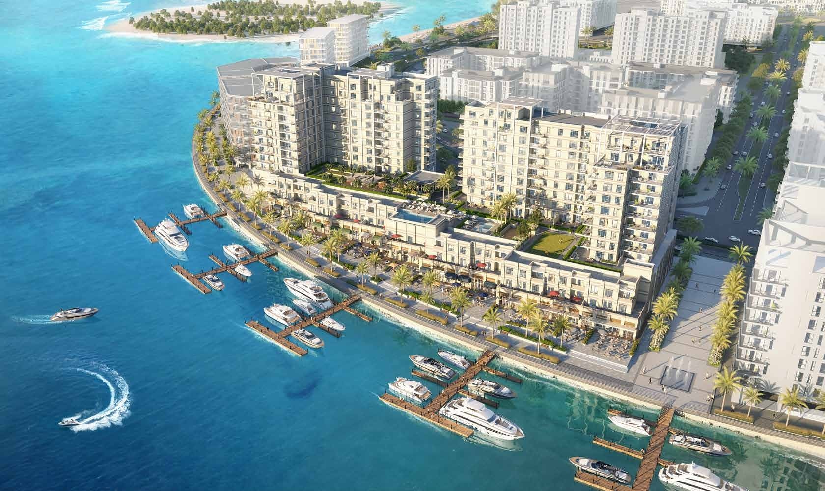 Crystal Residences Tower 2 by Eagle Hills, image 1 of 4. Render supplied by developer.