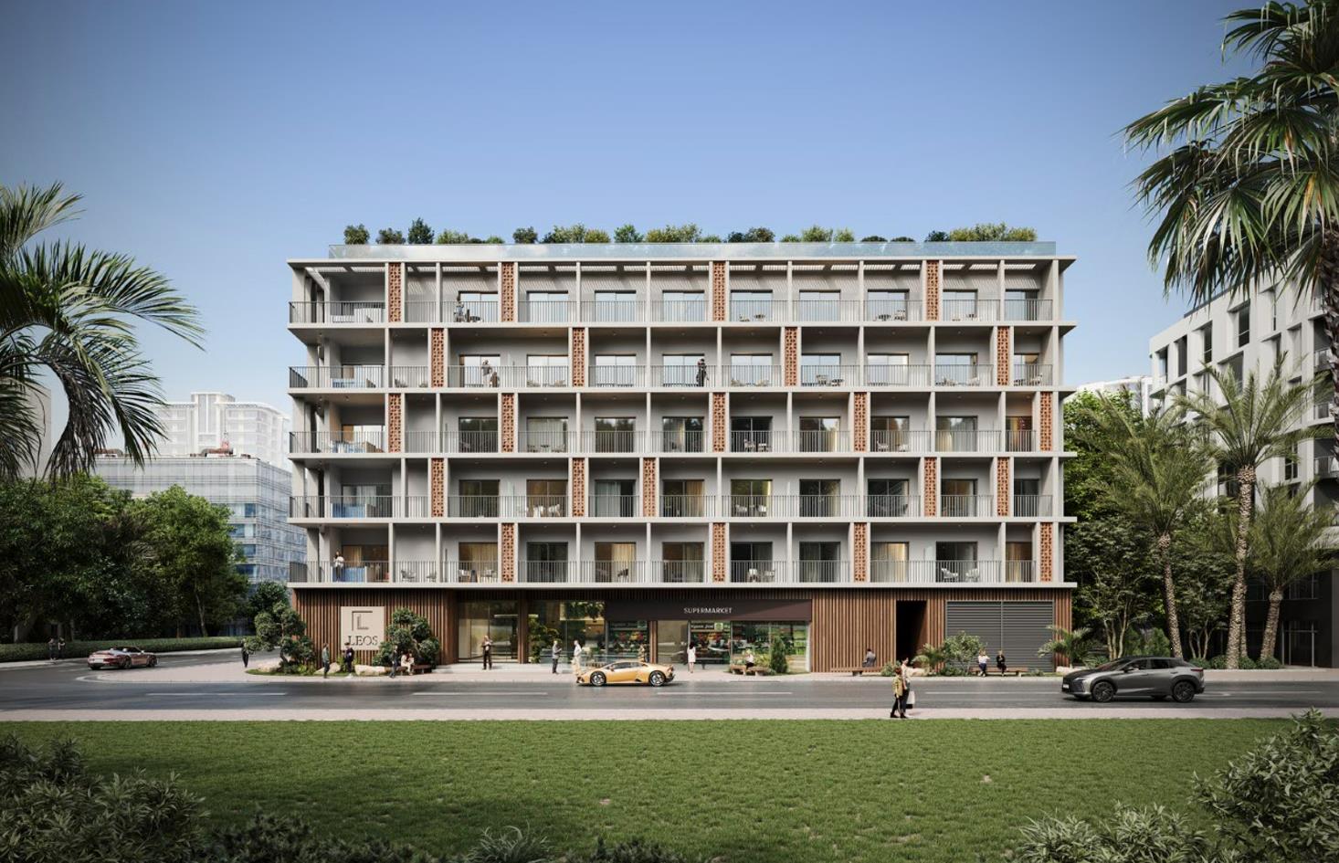 Cavendish Square by LEOS Developments, JVT (Jumeirah Village Triangle). Render supplied by developer.