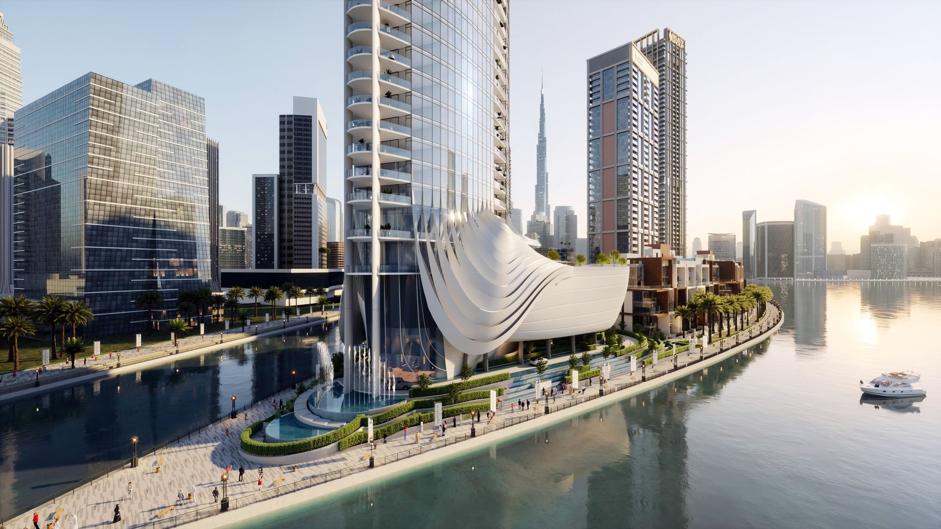 Peninsula Jumeirah living Business Bay by Select Group, Business Bay. Render supplied by developer.