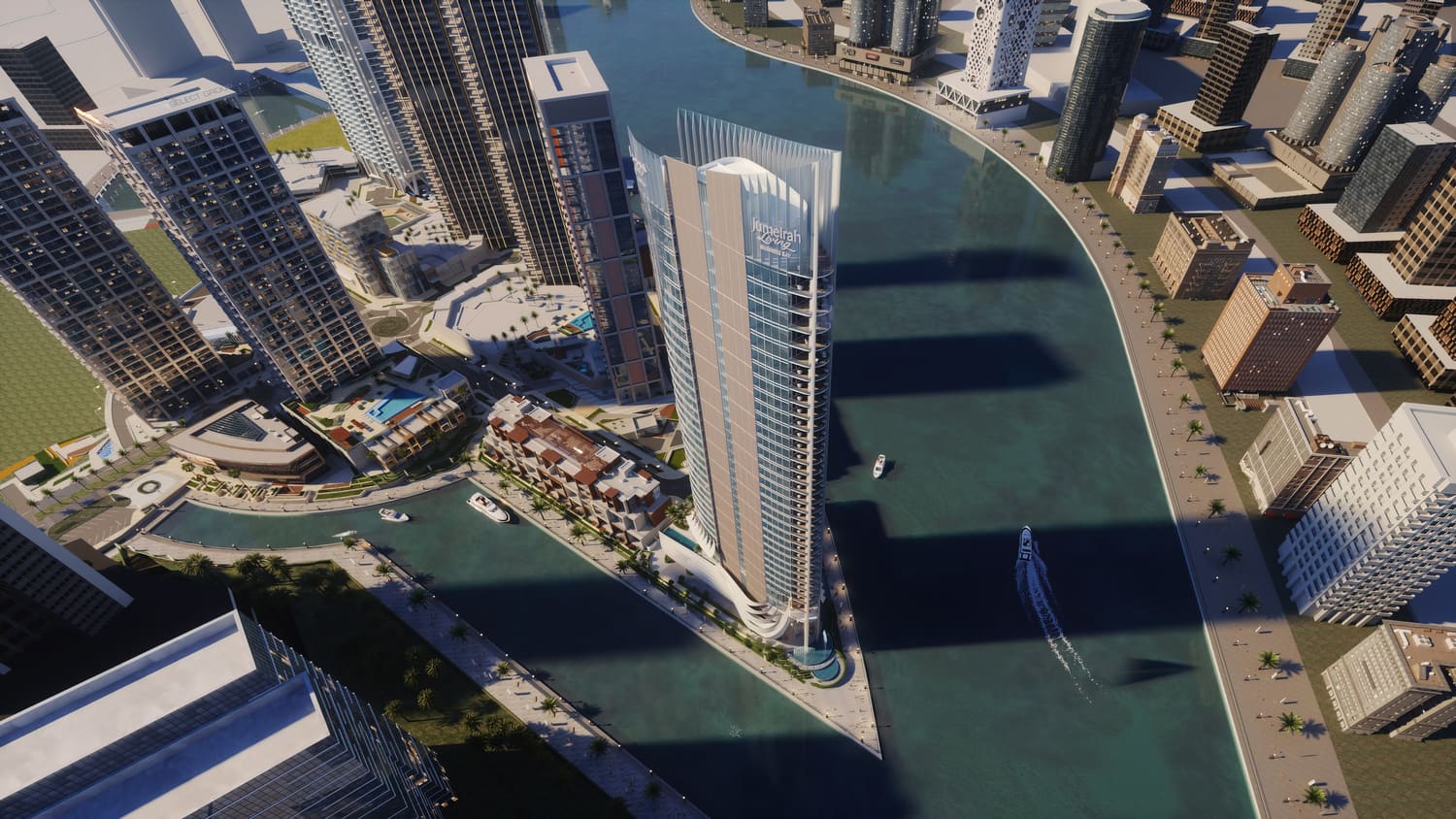 Peninsula Jumeirah living Business Bay by Select Group, image 1 of 12. Render supplied by developer.