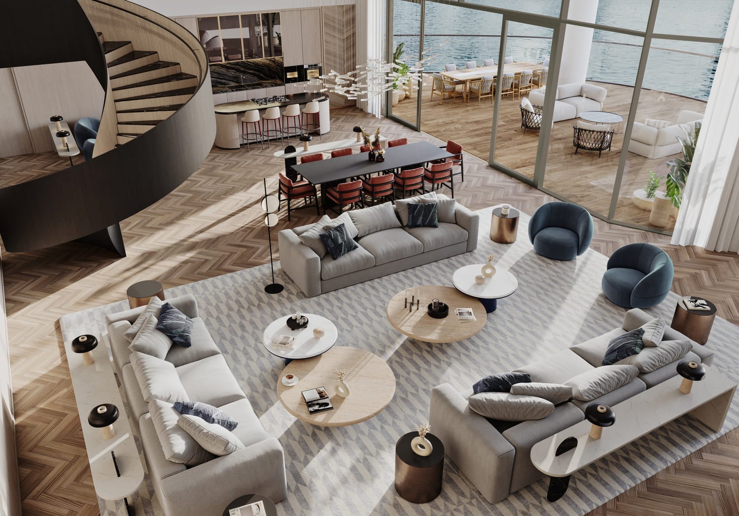 Peninsula Jumeirah living Business Bay by Select Group, image 9 of 12. Render supplied by developer.