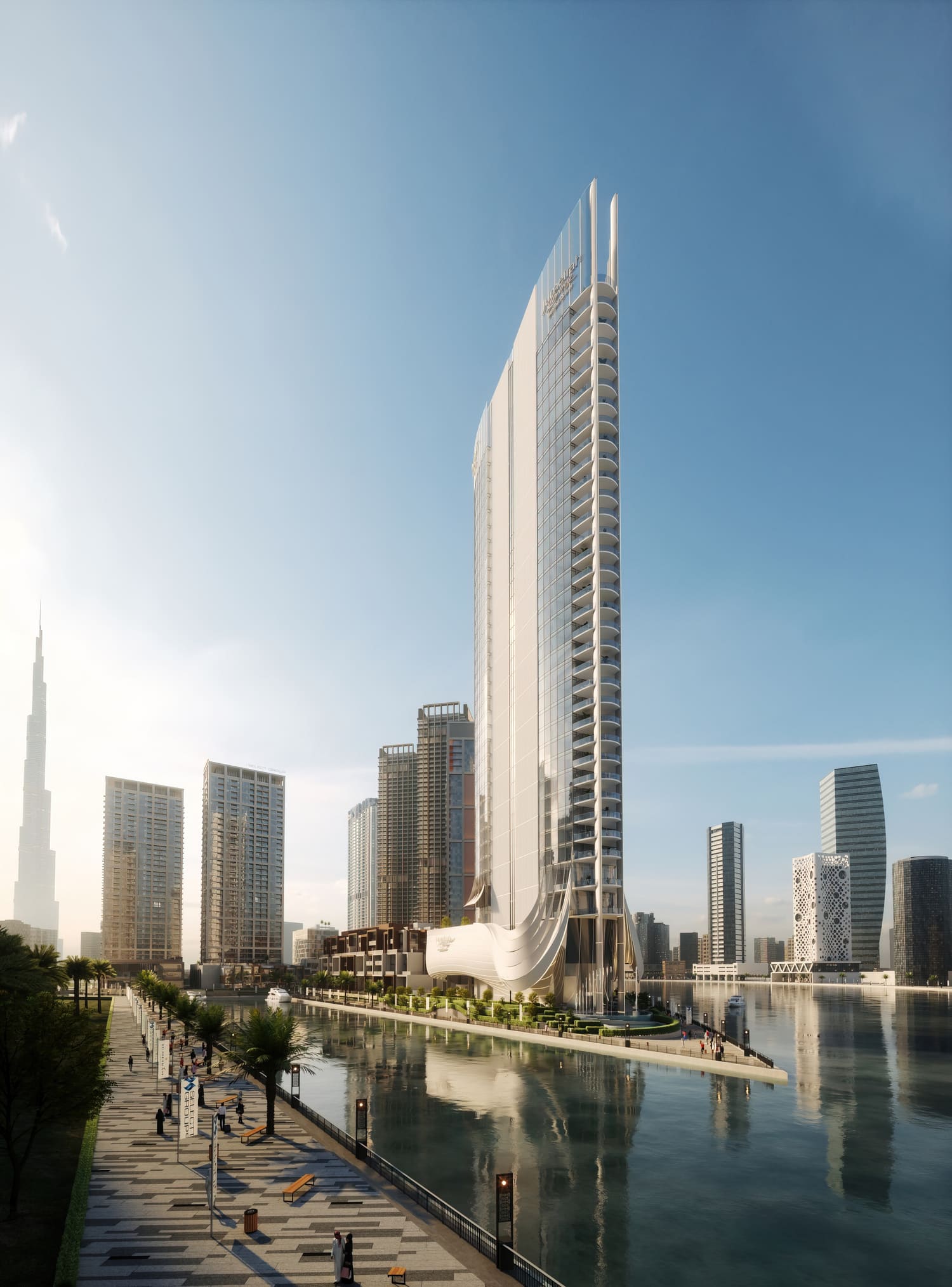 Peninsula Jumeirah living Business Bay by Select Group, image 2 of 12. Render supplied by developer.
