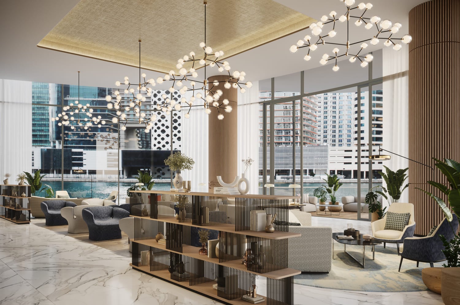Peninsula Jumeirah living Business Bay by Select Group, image 11 of 12. Render supplied by developer.