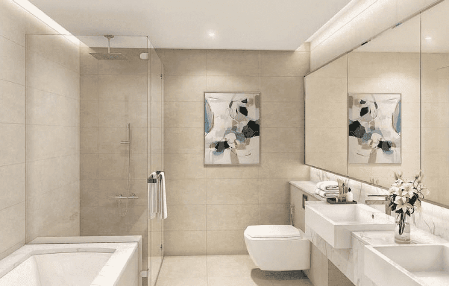Canal Front Residences by Meydan, image 3 of 5. Render supplied by developer.