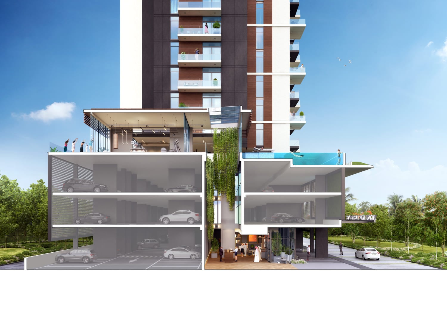 Wilton Park Residences by Ellington, image 3 of 18. Render supplied by developer.