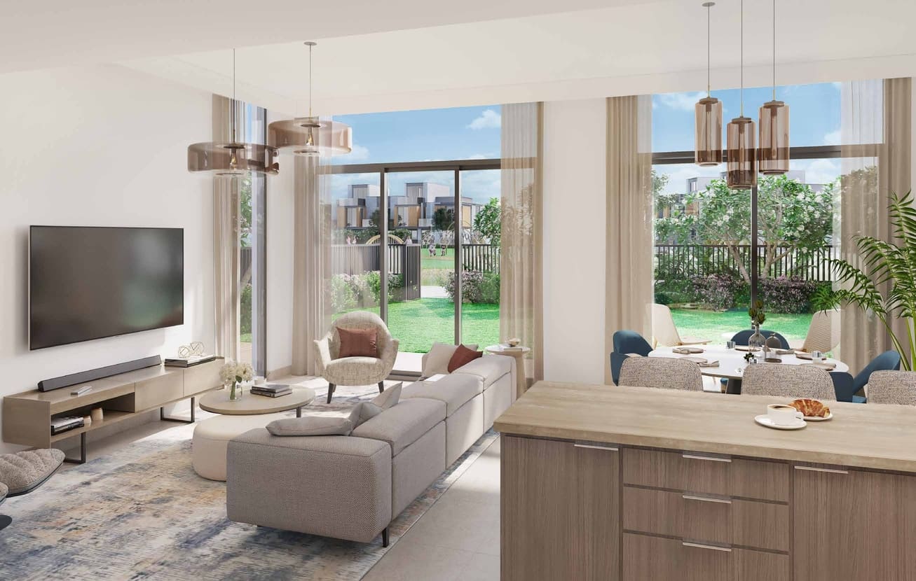 Mudon Al Ranim 1 by Dubai Properties, image 2 of 5. Render supplied by developer.