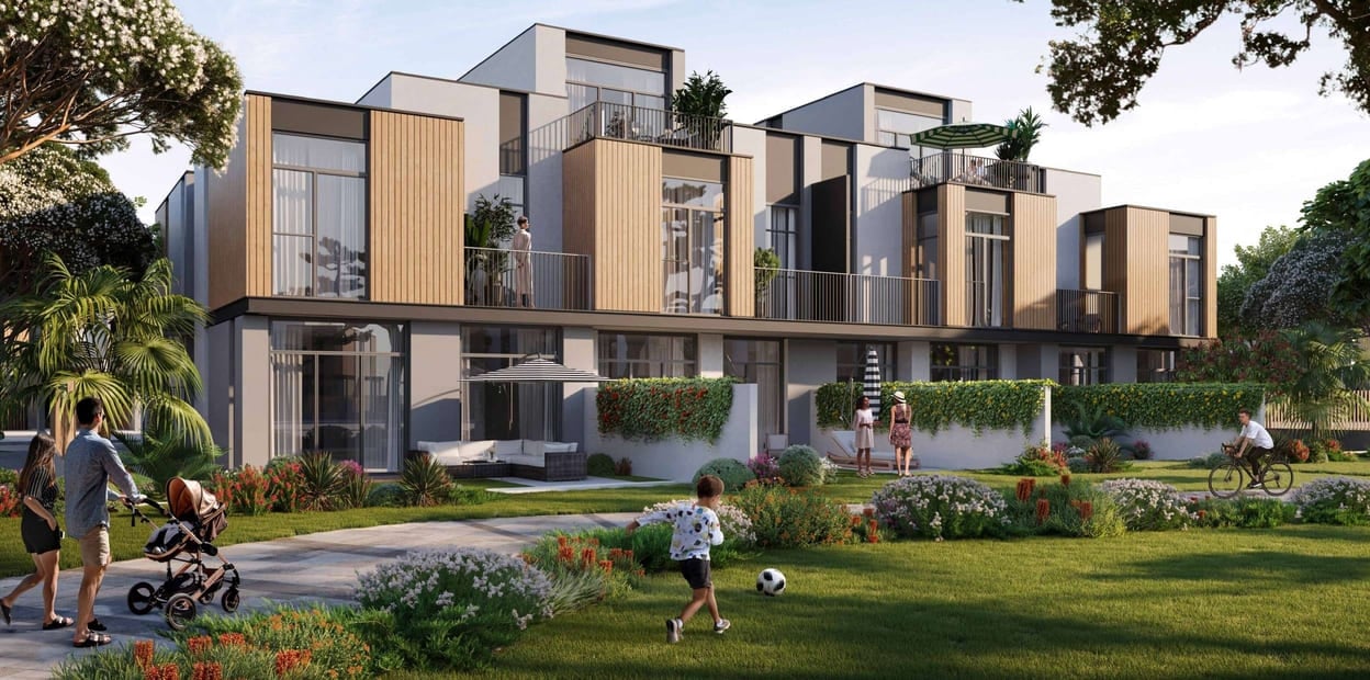 Mudon Al Ranim 1 by Dubai Properties, Damac Hills. Render supplied by developer.