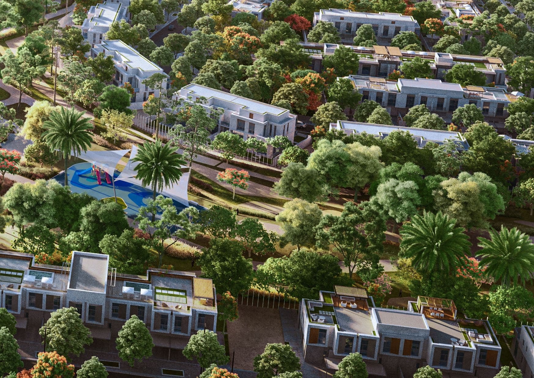 Green Wood by Nakheel, image 4 of 8. Render supplied by developer.