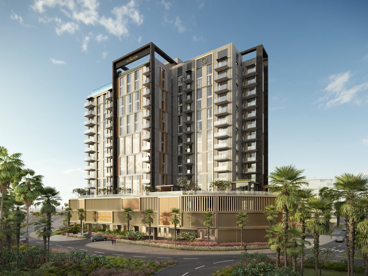 Berkeley Place by Ellington, Sobha Hartland. Render supplied by developer.