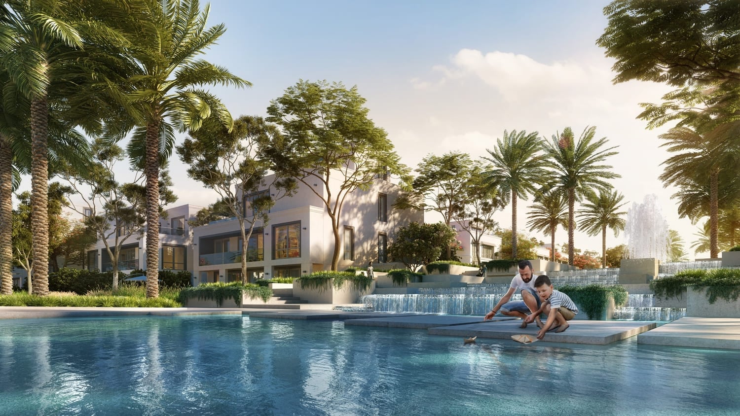 The Oasis Palmiera by Emaar, image 1 of 7. Render supplied by developer.