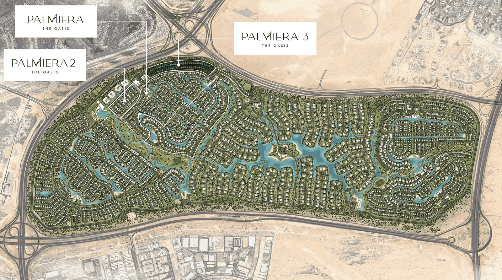 The Oasis Palmiera by Emaar, image 7 of 7. Render supplied by developer.