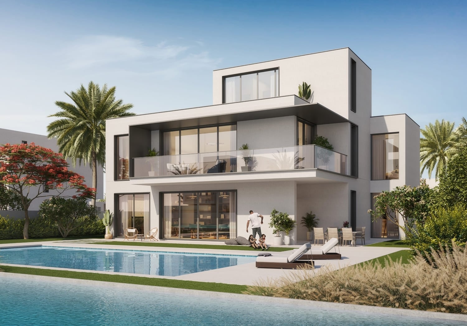 The Oasis Palmiera by Emaar, image 2 of 7. Render supplied by developer.