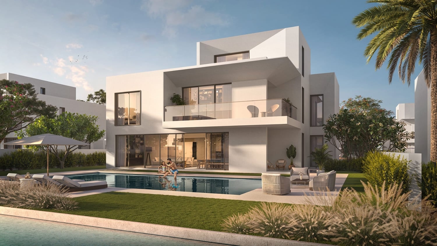 The Oasis Palmiera by Emaar, image 3 of 7. Render supplied by developer.