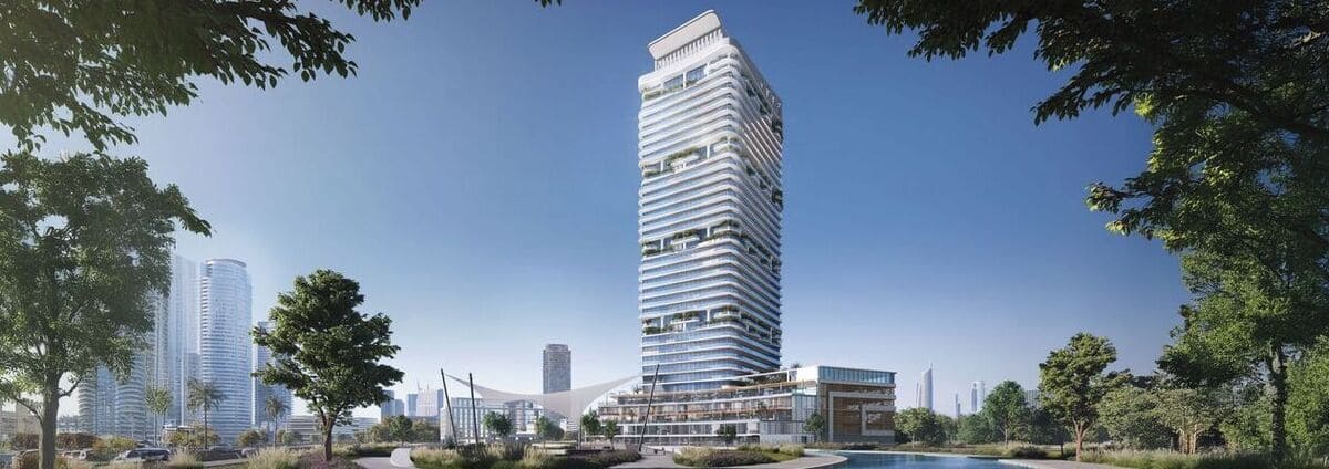 Radiant Elite Tower by Radiant in Al Reem Island, render supplied by developer