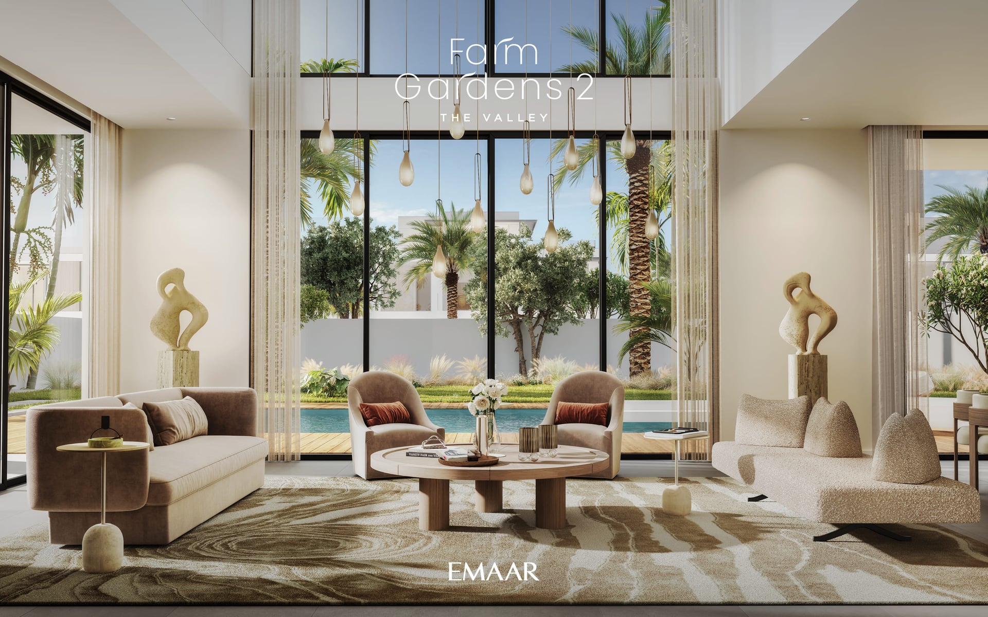 Farm Gardens Villas 2 by Emaar, image 7 of 11. Render supplied by developer.