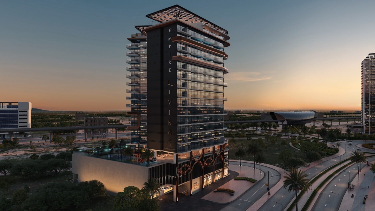 Empire Livings by Empire Developments, image 1 of 14. Render supplied by developer.