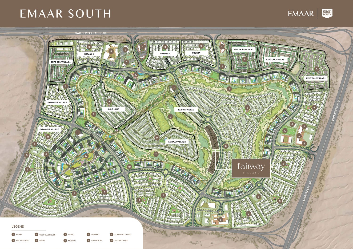 Fairway Villas 3 by Emaar, image 7 of 7. Render supplied by developer.
