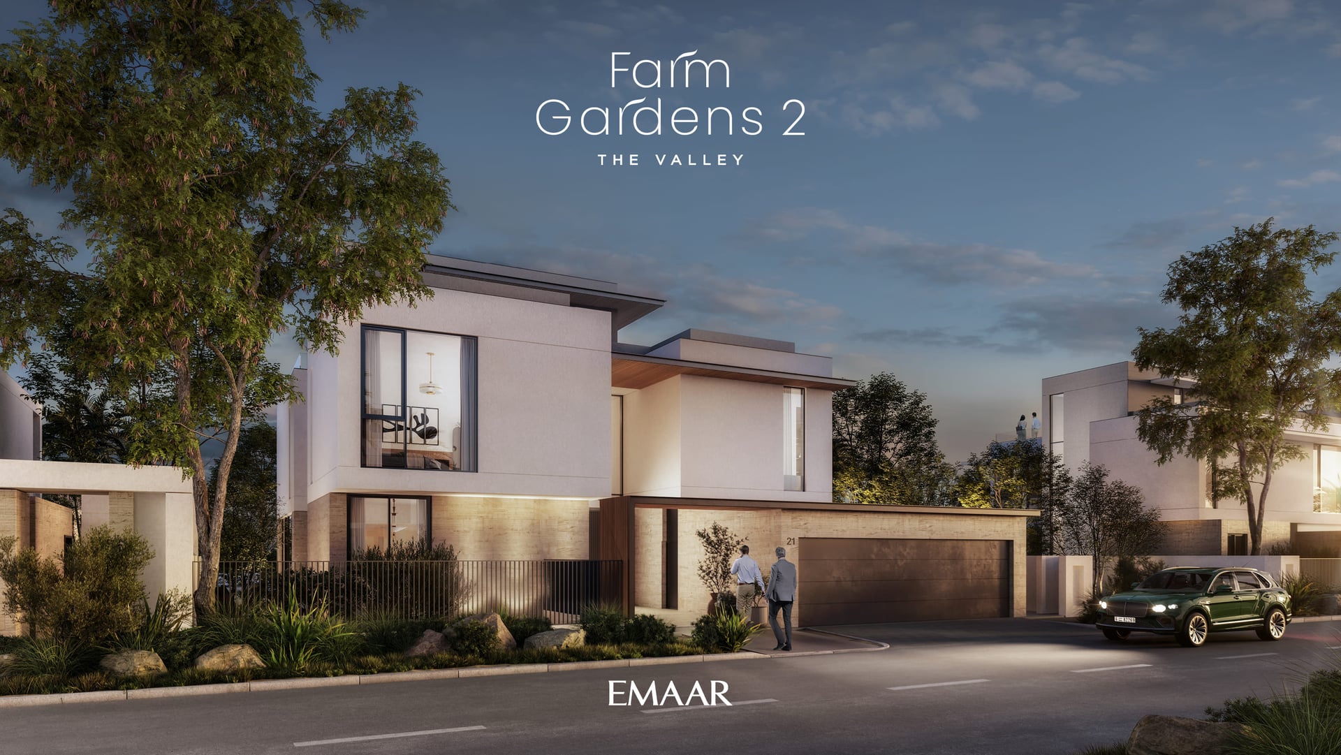Farm Gardens Villas 2 by Emaar, image 2 of 11. Render supplied by developer.