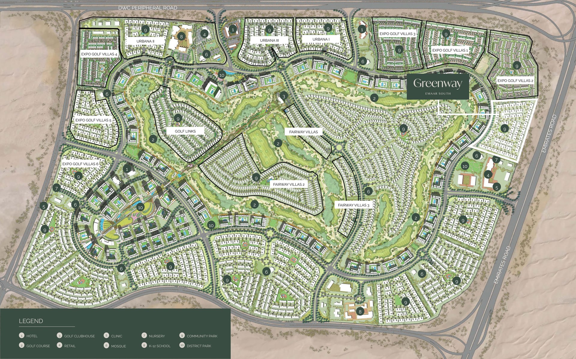 Greenway by Emaar, image 7 of 7. Render supplied by developer.