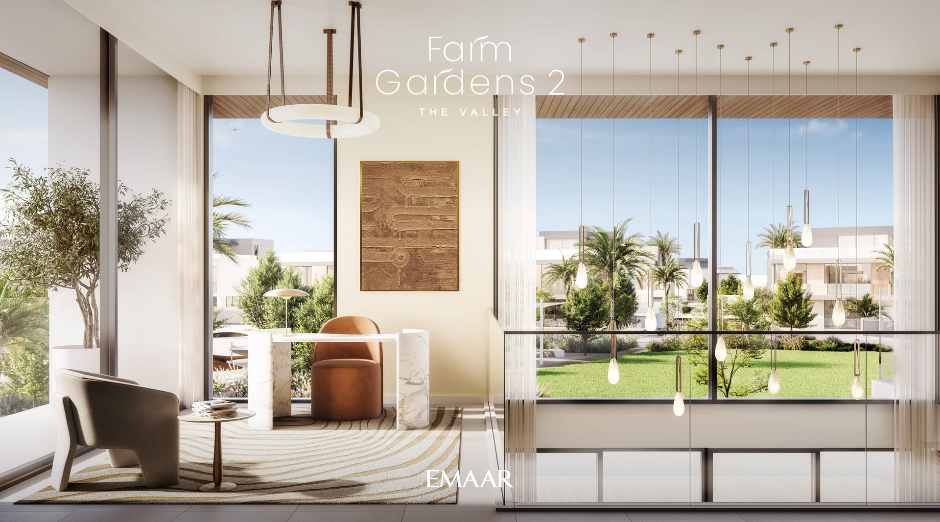 Farm Gardens Villas 2 by Emaar, image 10 of 11. Render supplied by developer.