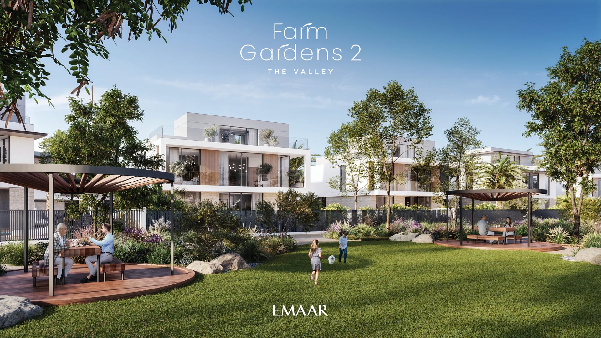 Farm Gardens Villas 2 by Emaar, image 4 of 11. Render supplied by developer.