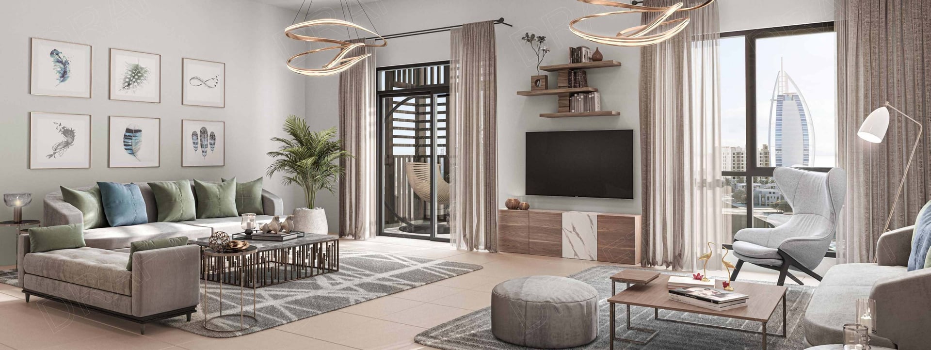 MJL Lamaa by Meraas, image 5 of 10. Render supplied by developer.