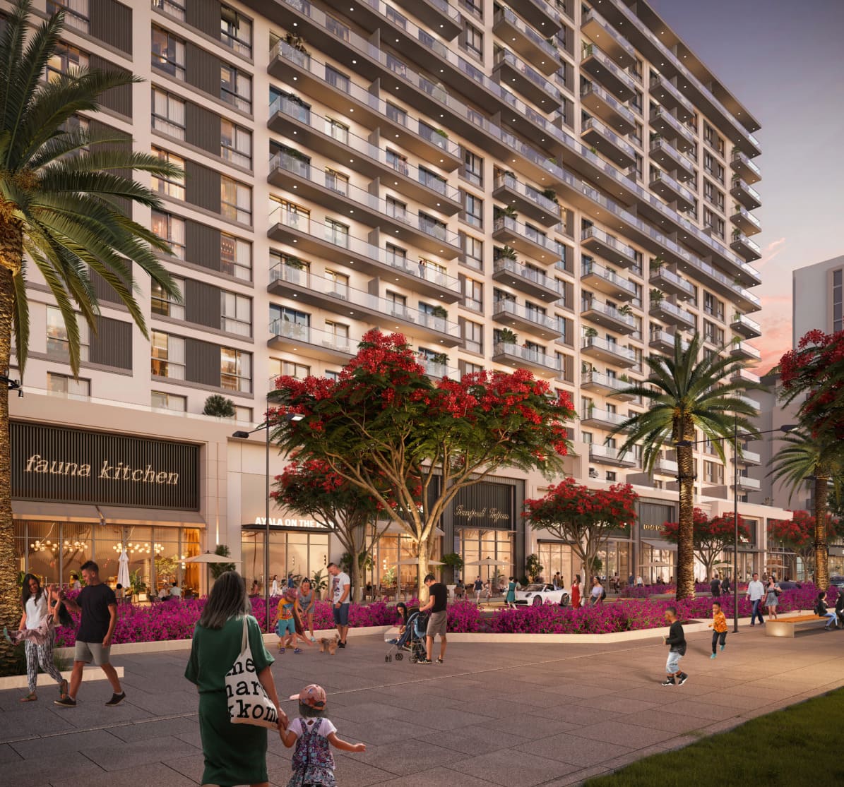 Ayala on the Park by Nshama, image 2 of 10. Render supplied by developer.