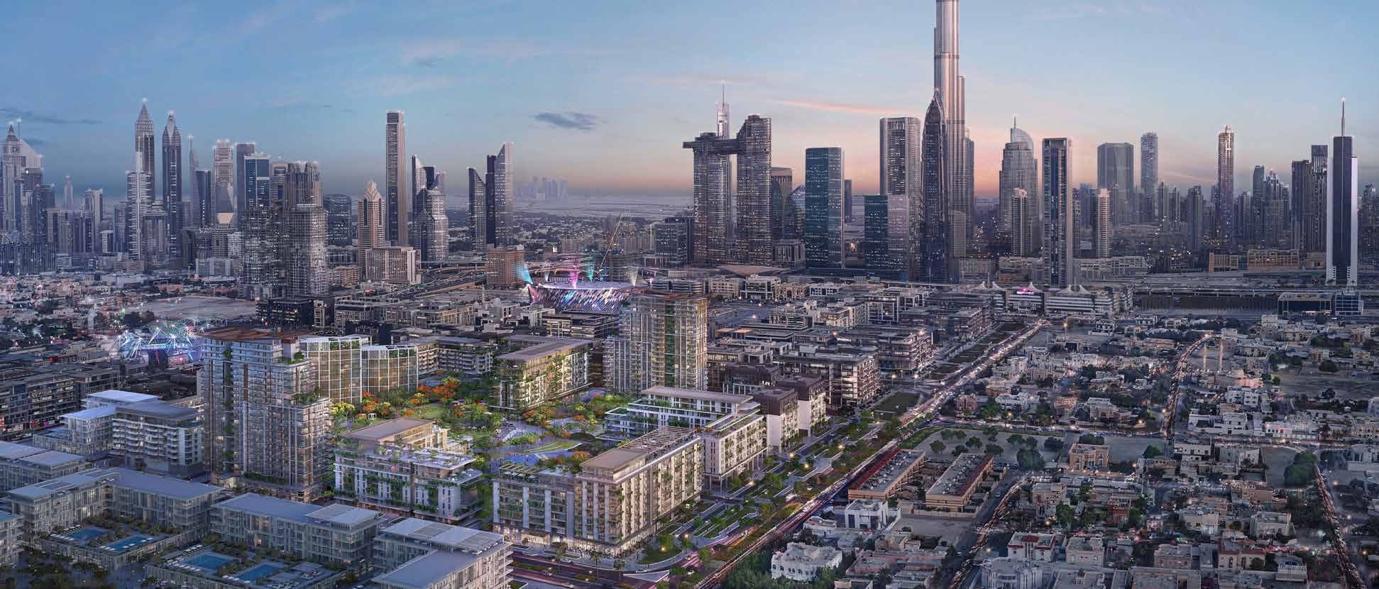 Myrtle Central Park by Meraas, image 3 of 5. Render supplied by developer.