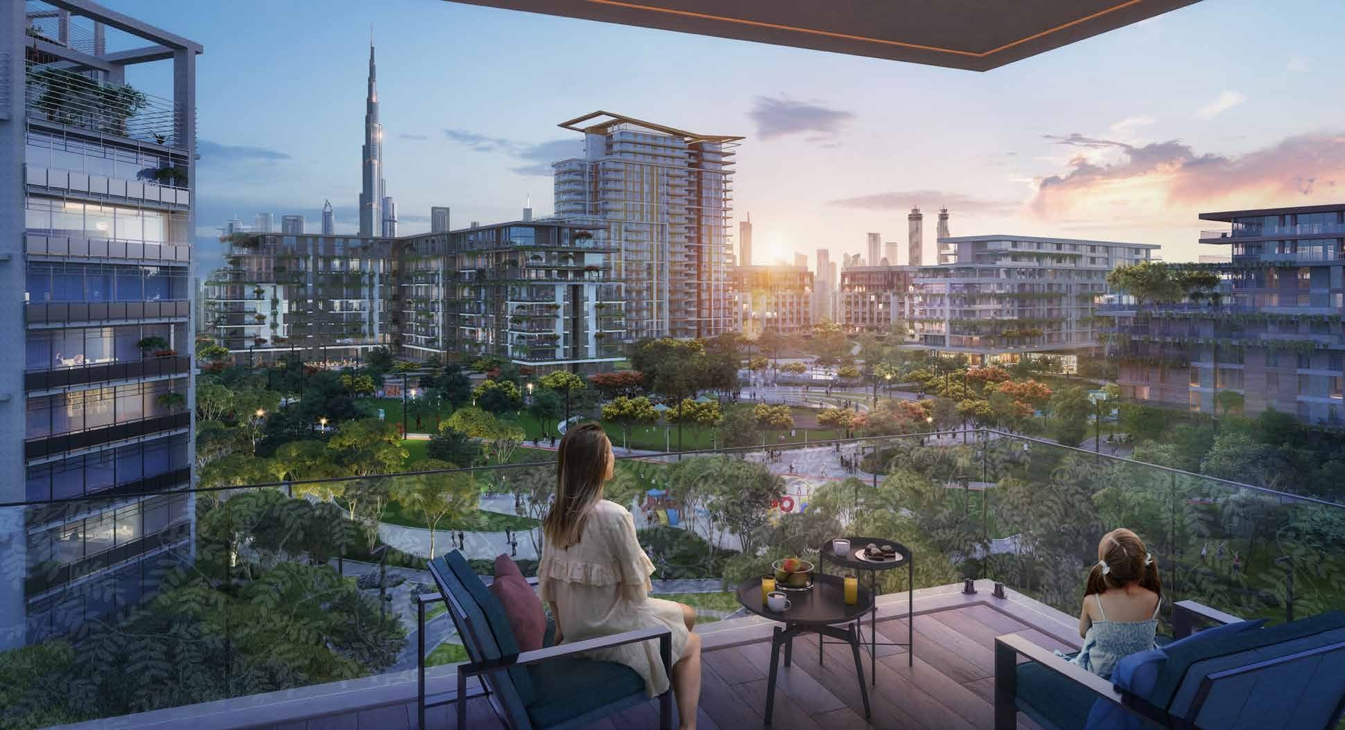 Myrtle Central Park by Meraas, image 4 of 5. Render supplied by developer.