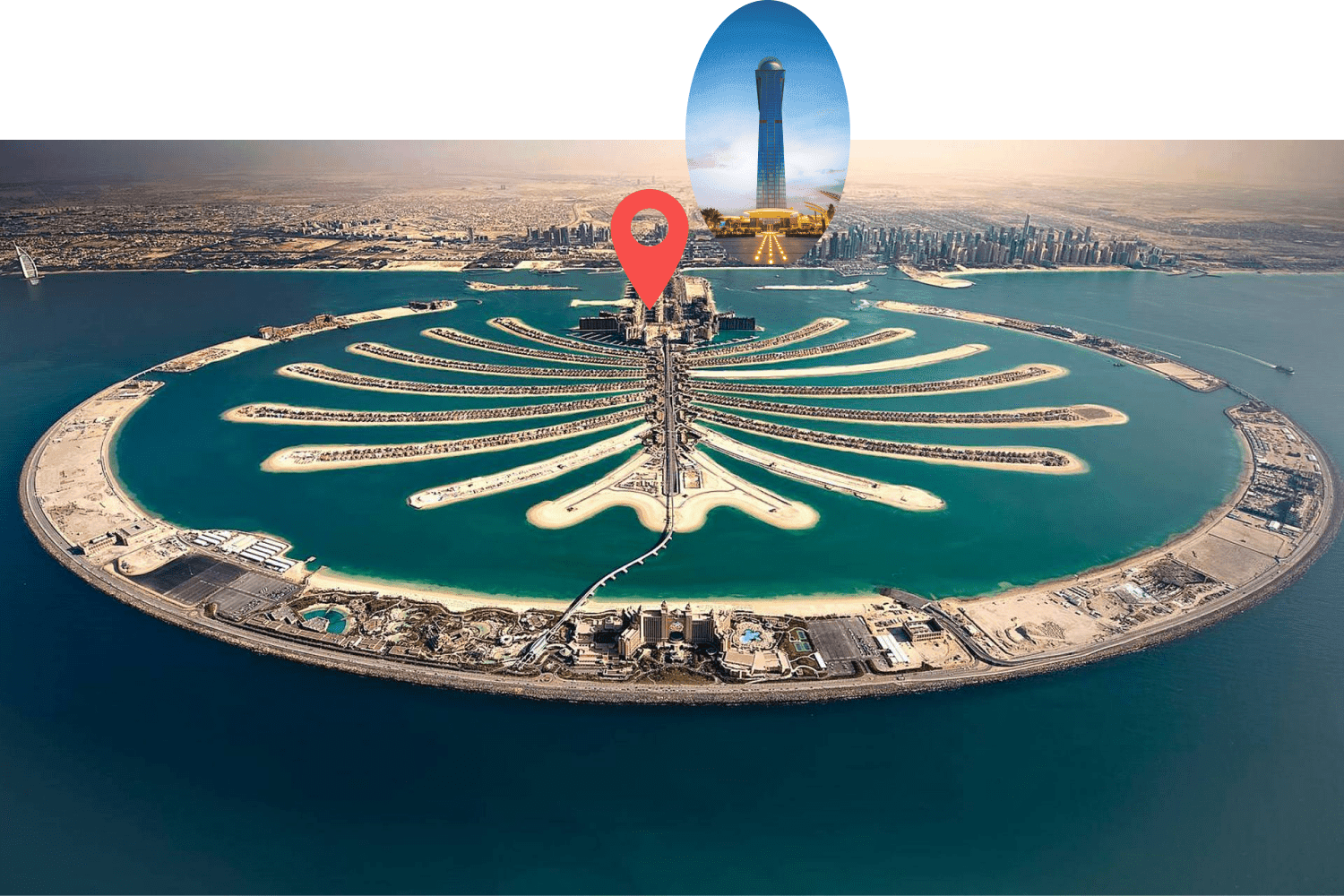 The Palm Tower by Nakheel, image 8 of 9. Render supplied by developer.