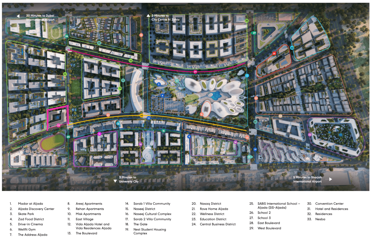 Nesba 1 Aljada by ARADA, image 8 of 8. Render supplied by developer.