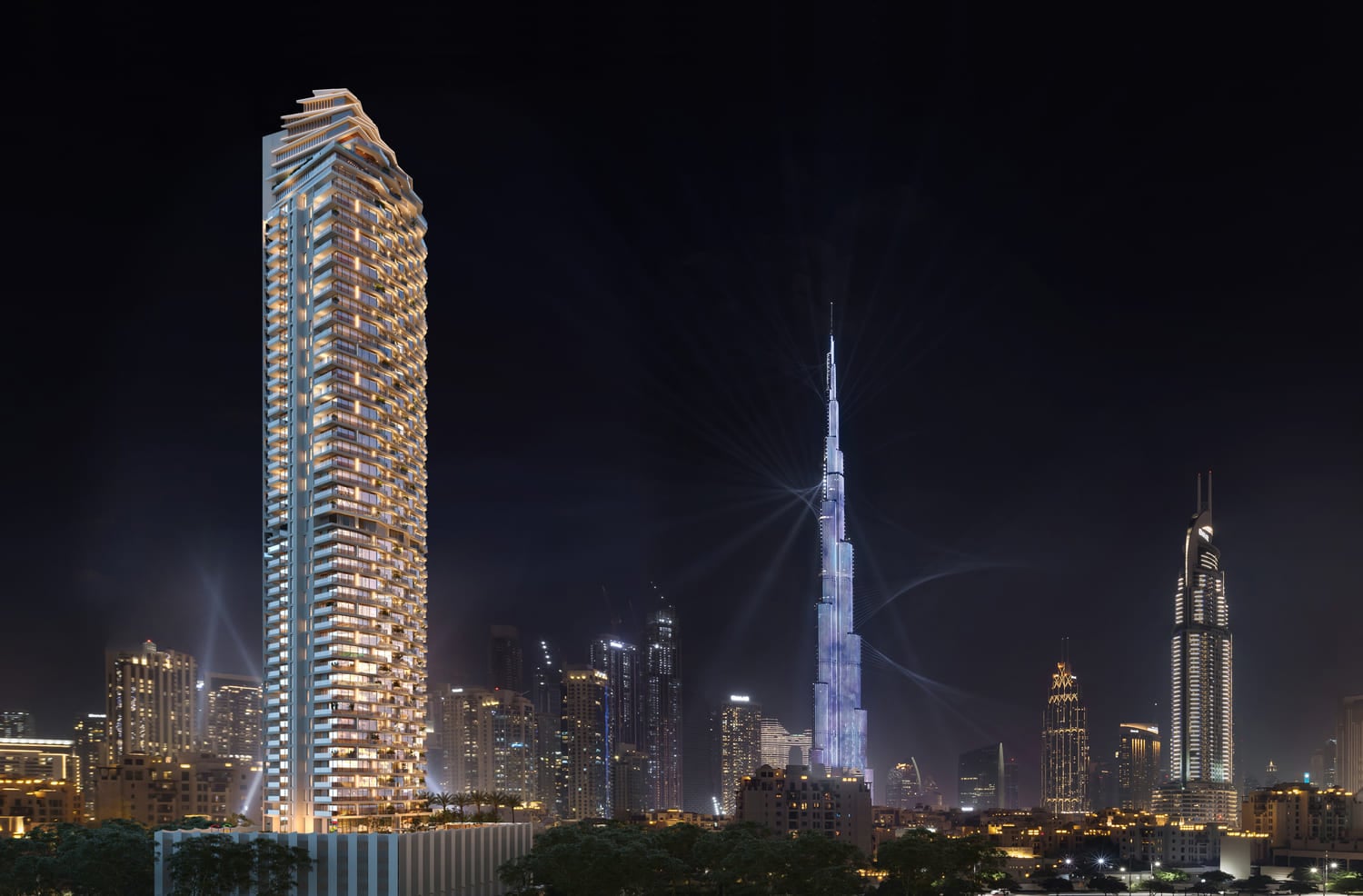 W Residences by Dar Global, image 2 of 14. Render supplied by developer.