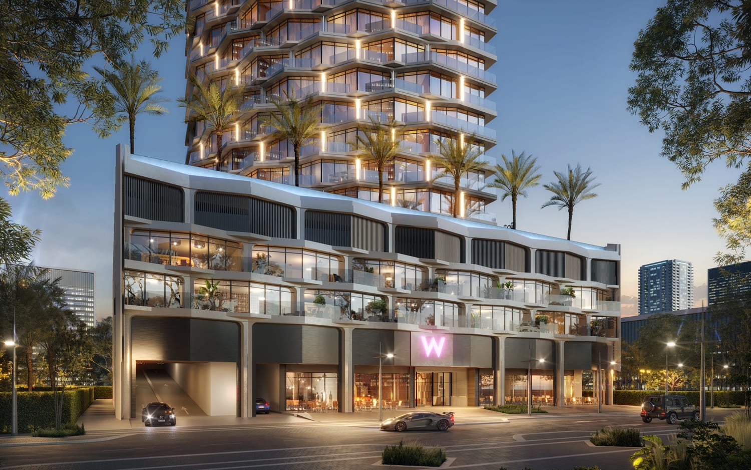 W Residences by Dar Global, image 8 of 14. Render supplied by developer.