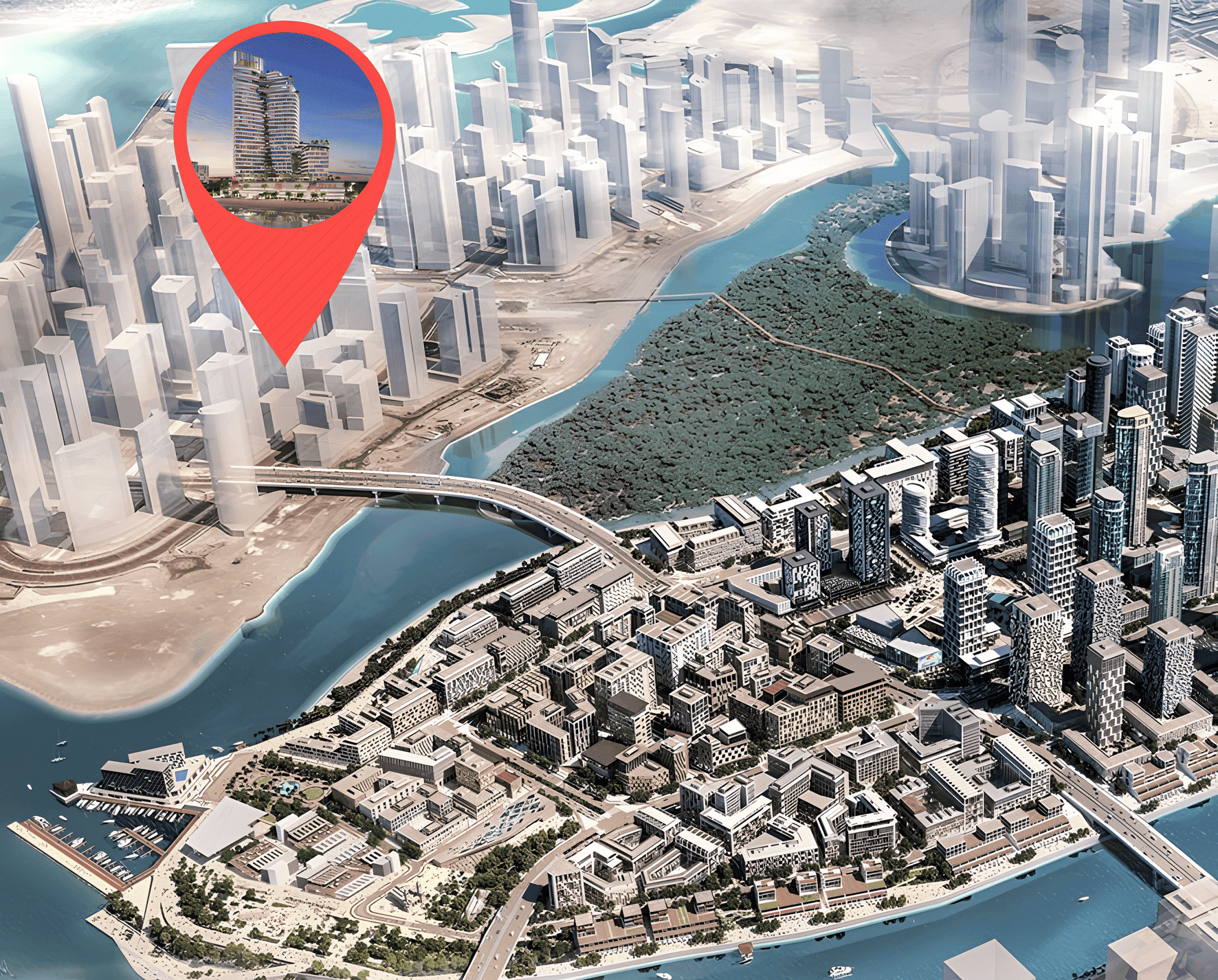 Rivage by Deyaar Development, image 10 of 11. Render supplied by developer.