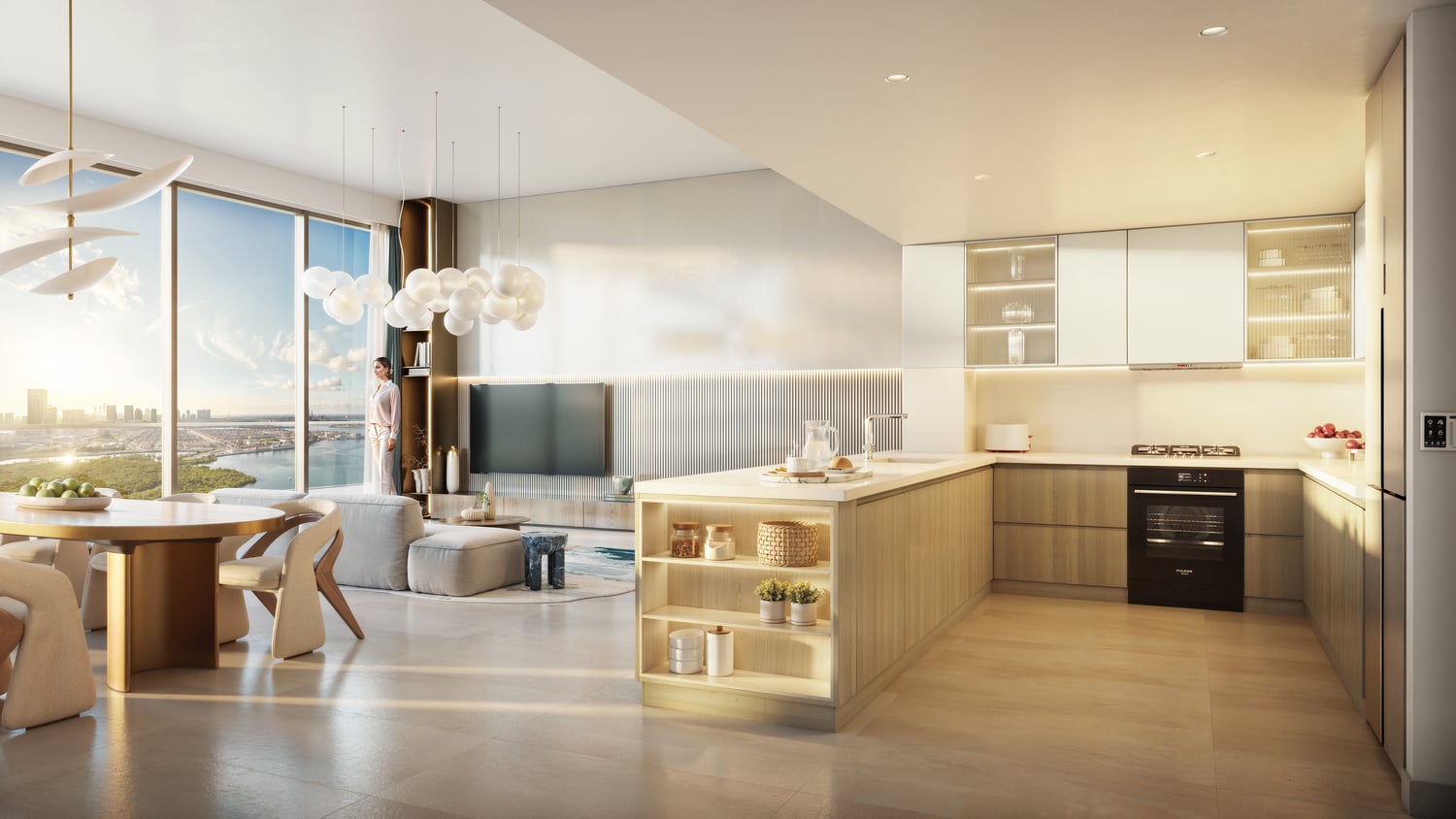 Rivage by Deyaar Development, image 4 of 11. Render supplied by developer.