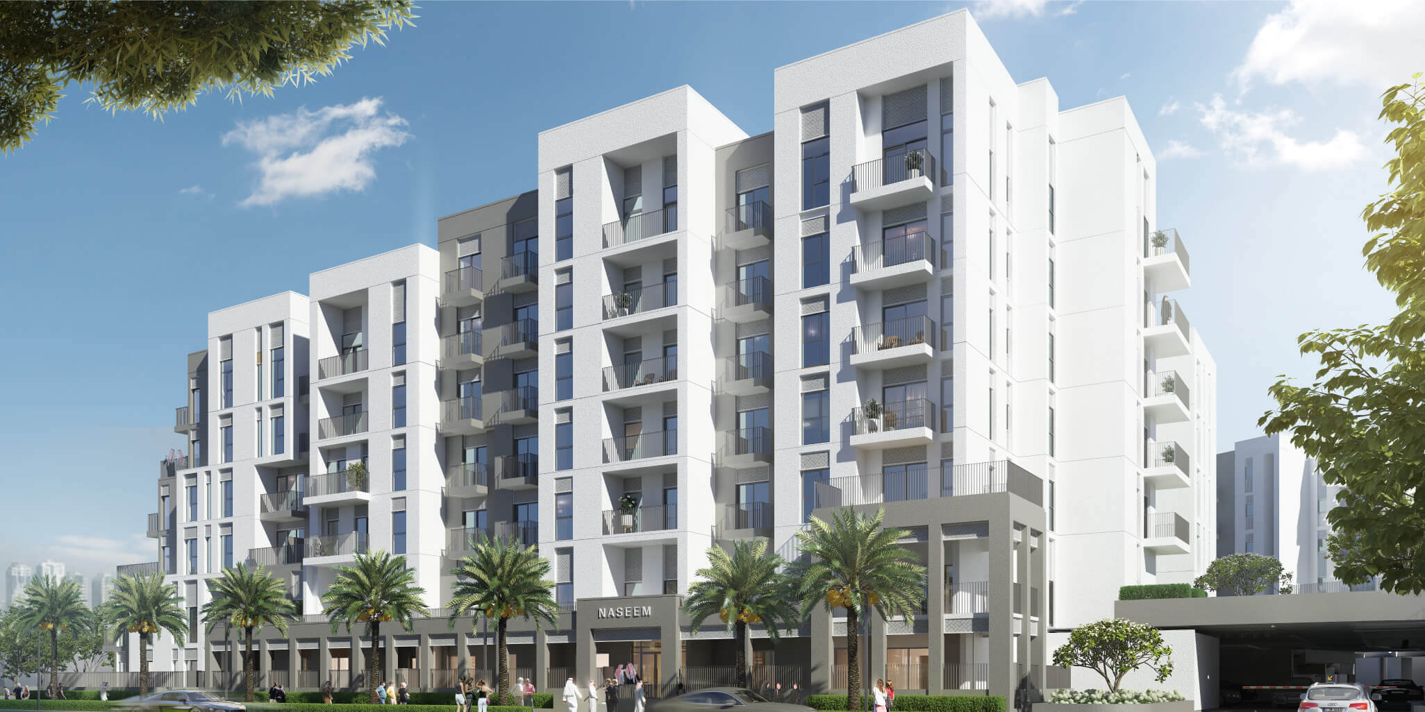 Maryam Gate Residences by Eagle Hills, image 3 of 8. Render supplied by developer.