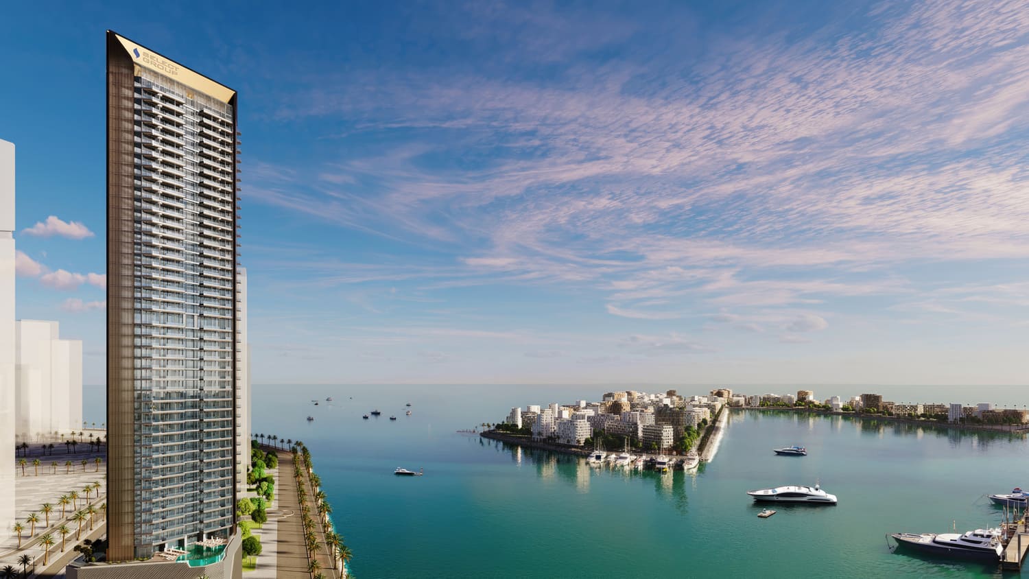 Nautica Towers by Select Group, image 5 of 20. Render supplied by developer.