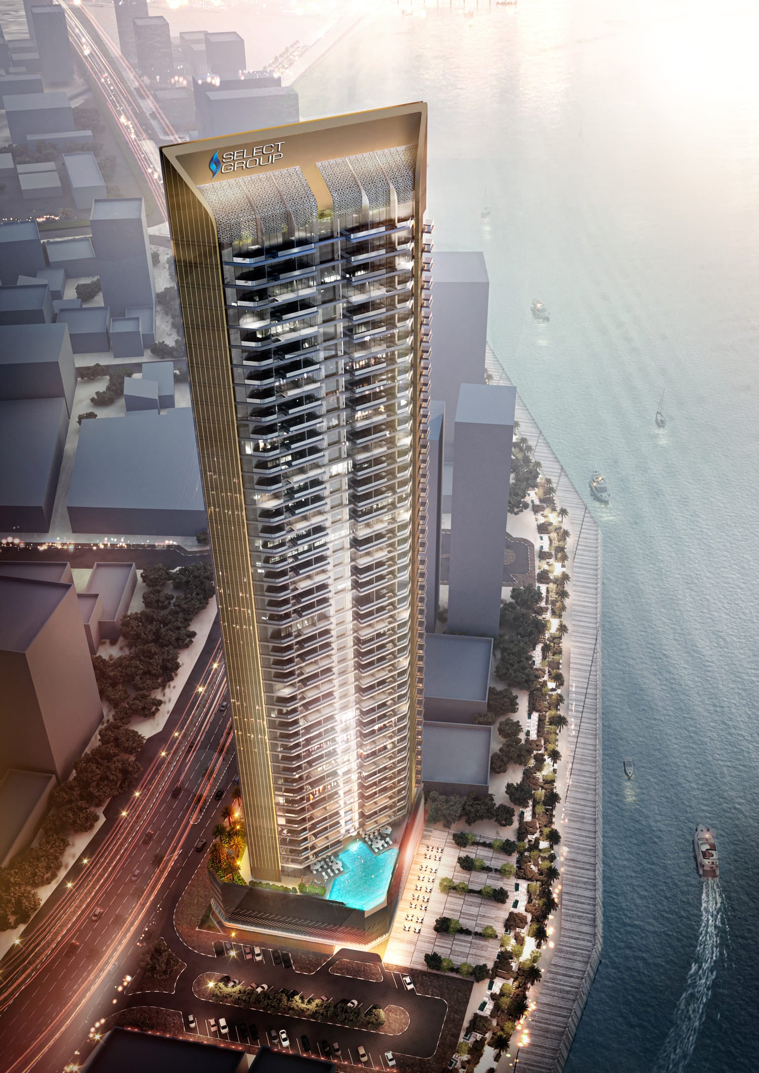 Nautica Towers by Select Group, image 6 of 20. Render supplied by developer.