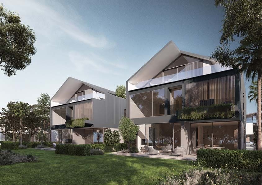 Nad Al Sheba Gardens by Meraas, image 1 of 12. Render supplied by developer.
