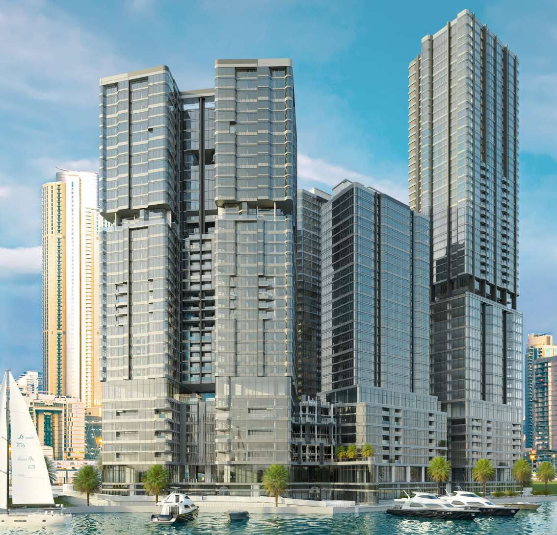 Radiant Viewz, Al Reem Island. Render supplied by developer.