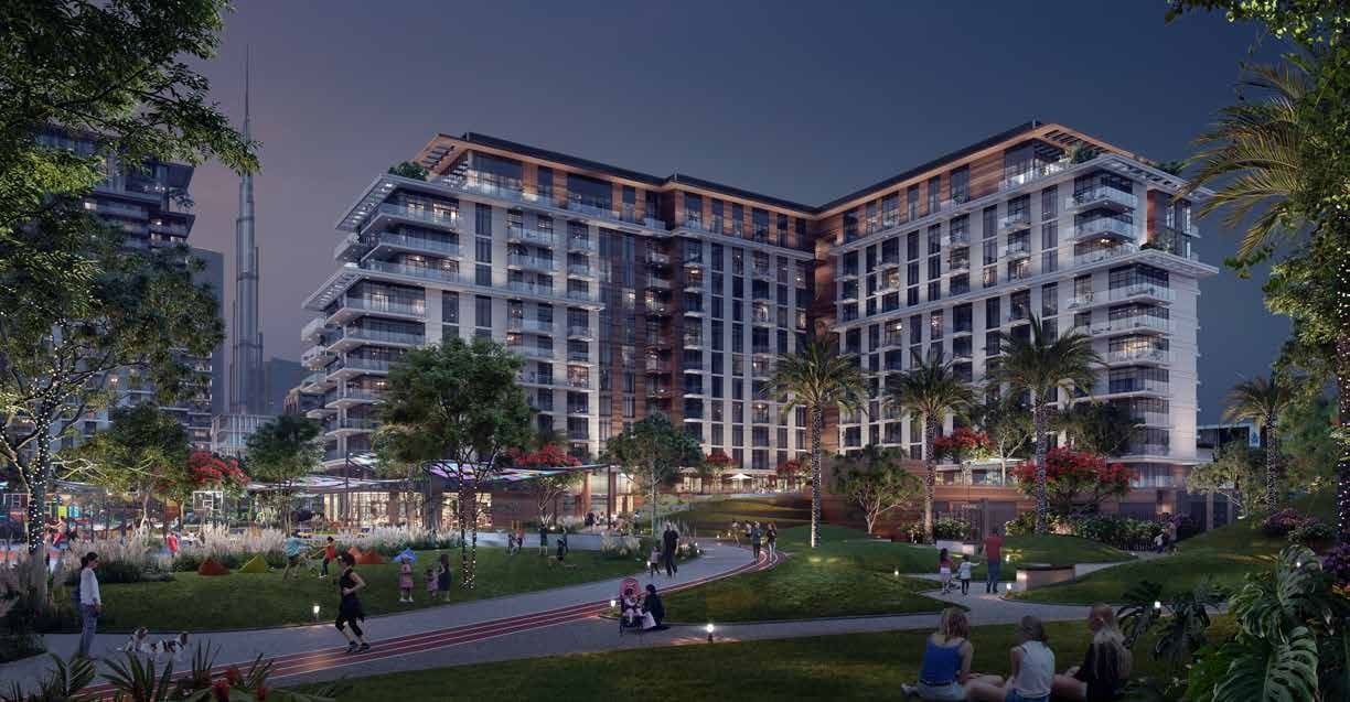 Erin Central Park by Meraas, City Walk. Render supplied by developer.