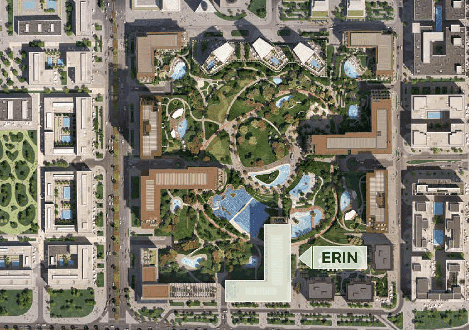 Erin Central Park by Meraas, image 6 of 6. Render supplied by developer.