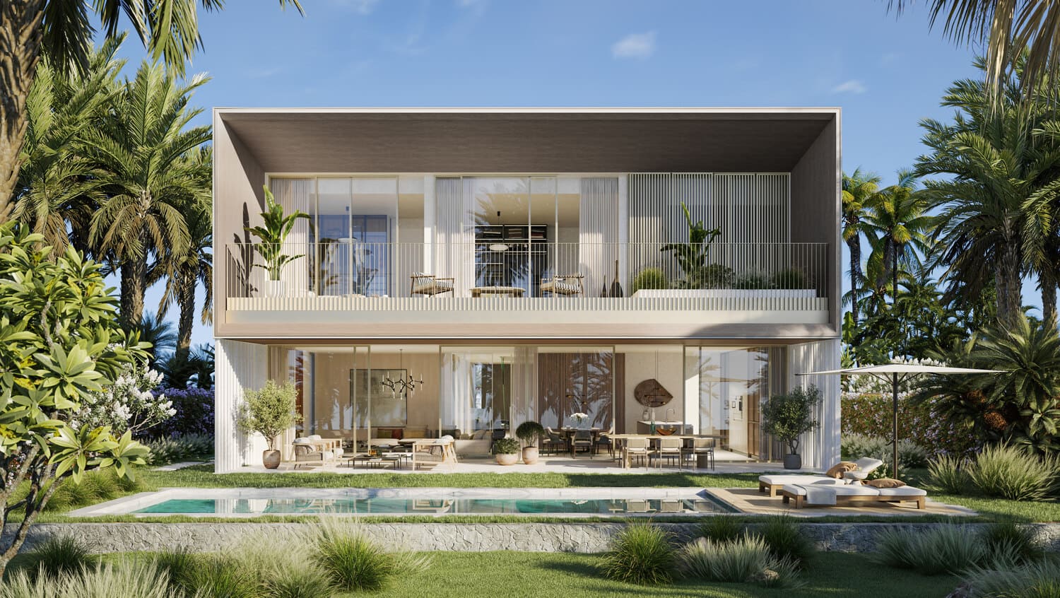 Bay Villas by Nakheel, image 1 of 35. Render supplied by developer.