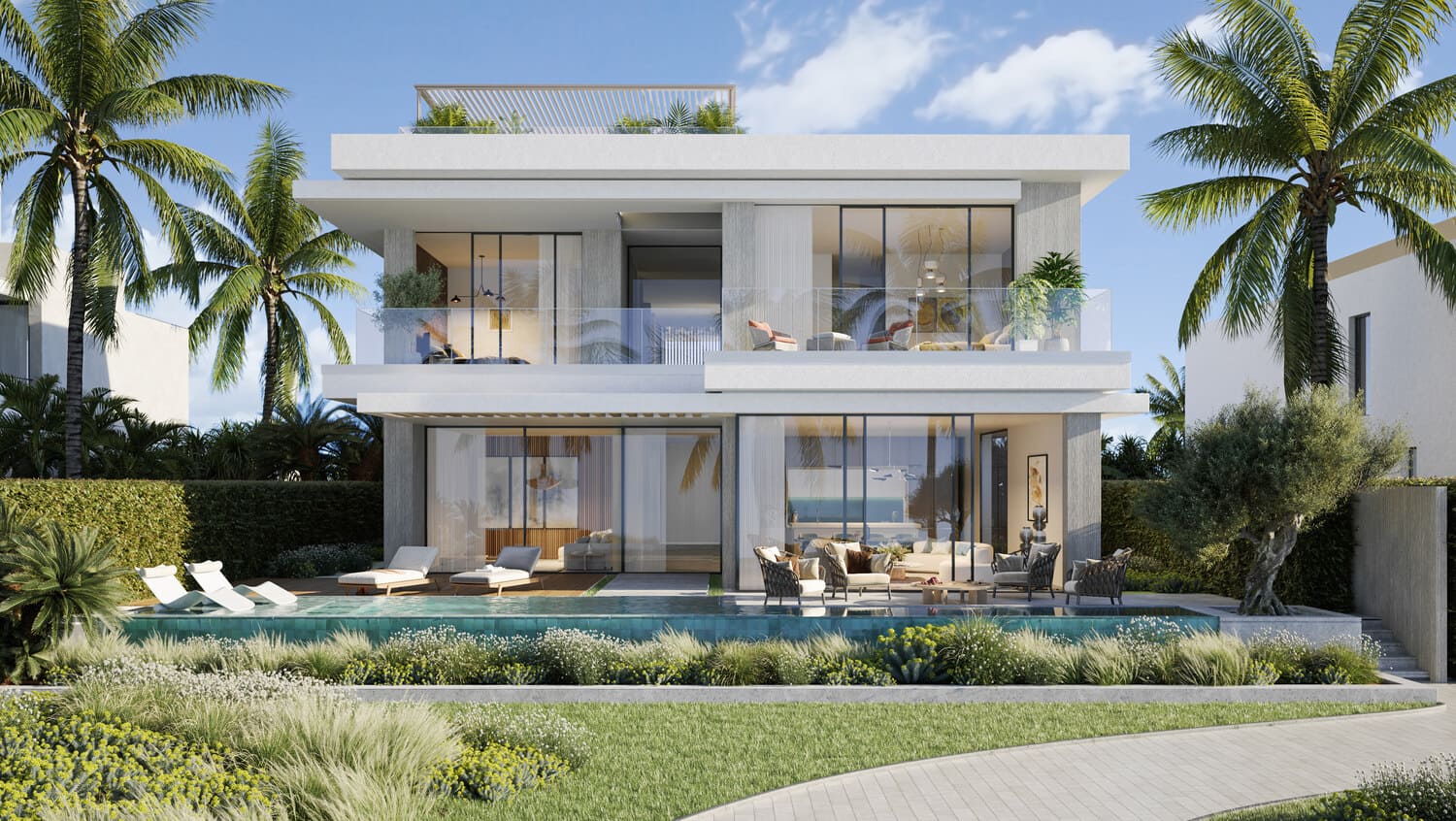 Bay Villas by Nakheel, image 3 of 35. Render supplied by developer.