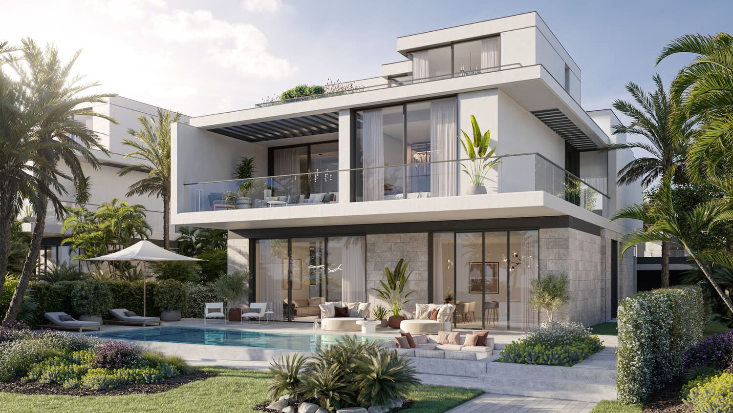 Bay Villas by Nakheel, image 4 of 35. Render supplied by developer.