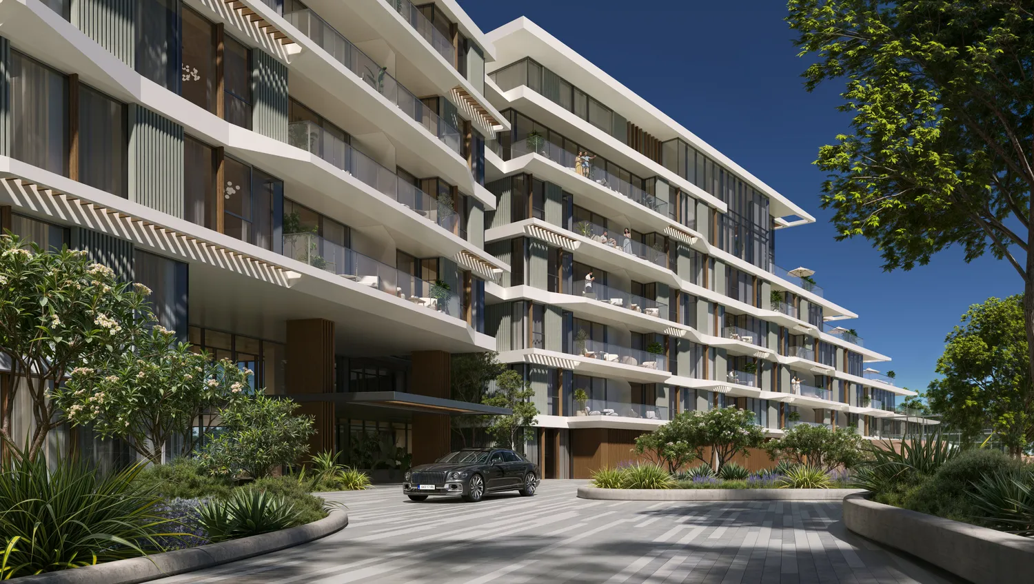 Palm Central Private Residences by Nakheel, image 3 of 30. Render supplied by developer.