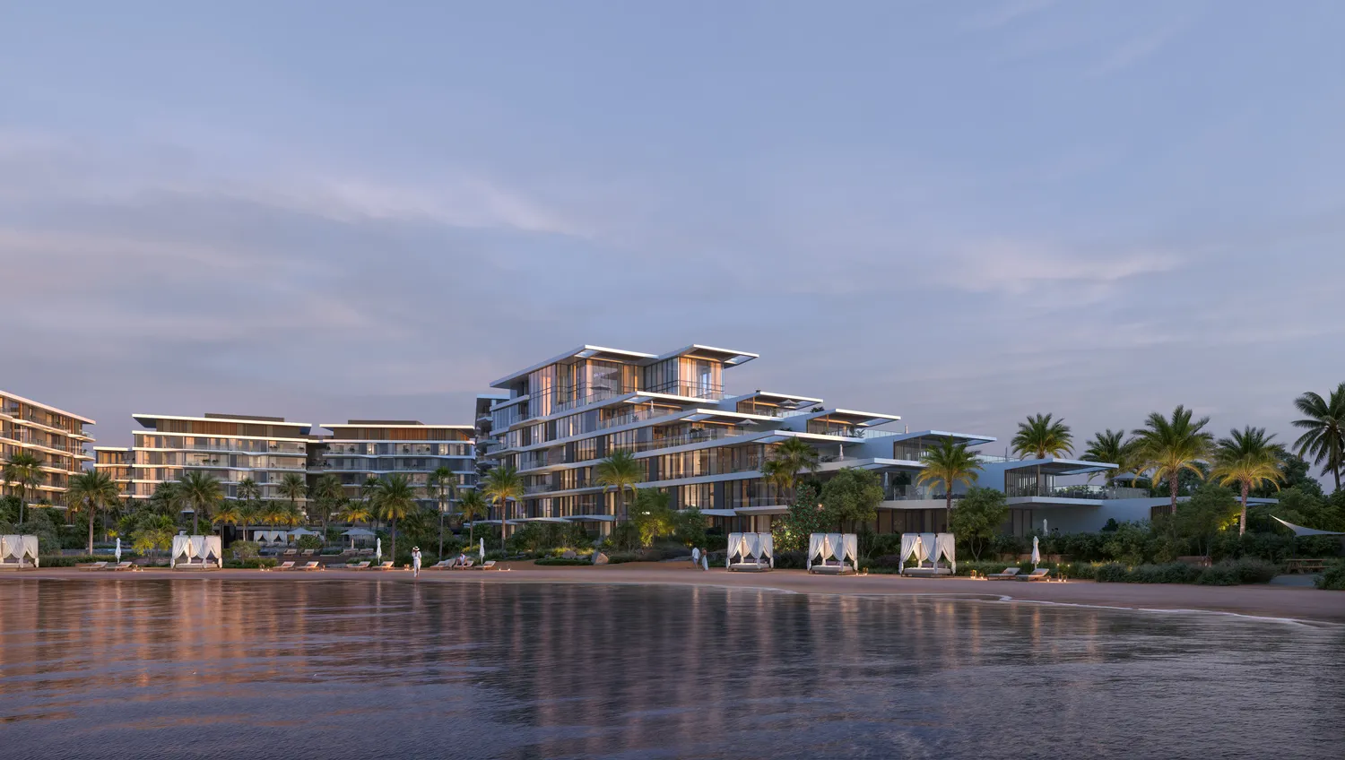 Palm Central Private Residences by Nakheel, image 7 of 30. Render supplied by developer.