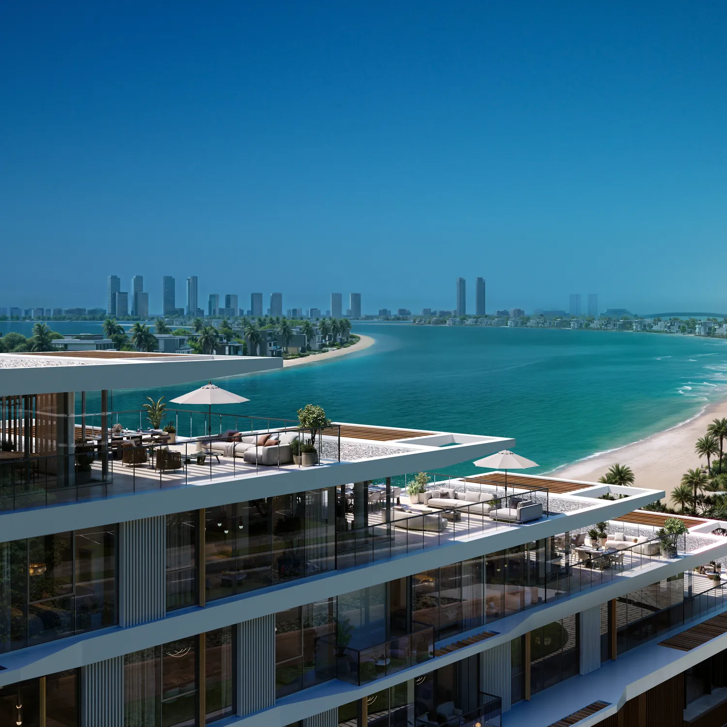 Palm Central Private Residences by Nakheel, image 9 of 30. Render supplied by developer.