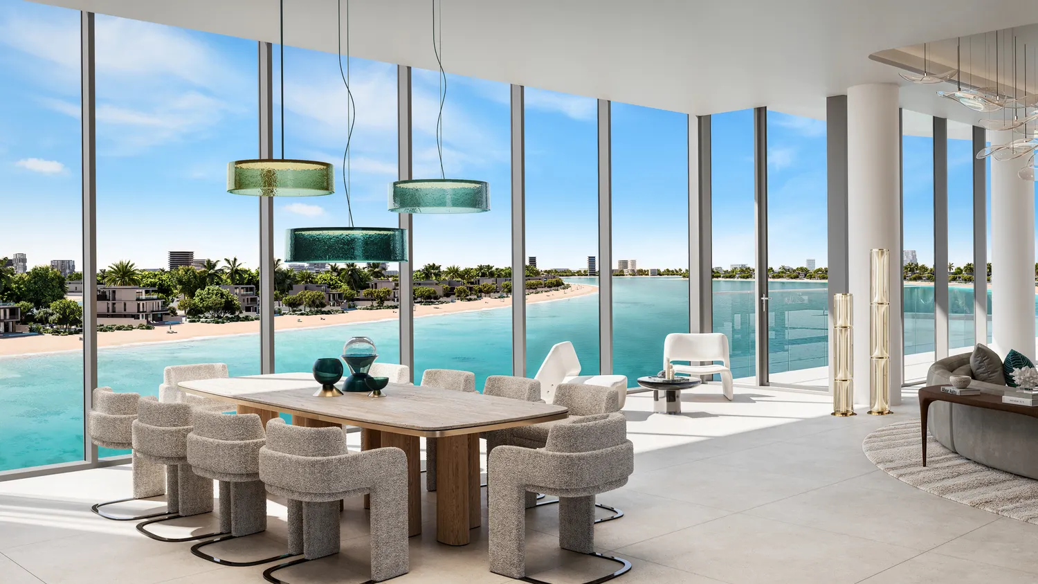 Palm Central Private Residences by Nakheel, image 10 of 30. Render supplied by developer.